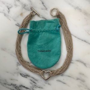 Tiffany & Co Multi Strand Heart Necklace